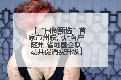 “国贸甄选”首家市州联营店落户随州 省地国企联动共促消费升级