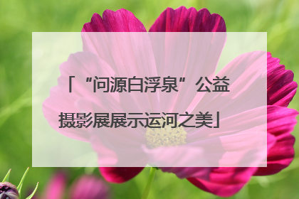 “问源白浮泉”公益摄影展展示运河之美