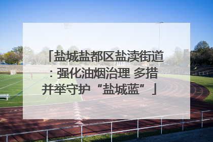 盐城盐都区盐渎街道：强化油烟治理 多措并举守护“盐城蓝”