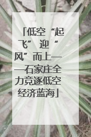 低空“起飞” 迎“风”而上——石家庄全力竞逐低空经济蓝海