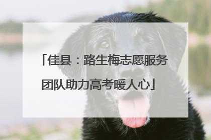 佳县：路生梅志愿服务团队助力高考暖人心