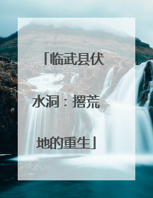 临武县伏水洞：撂荒地的重生