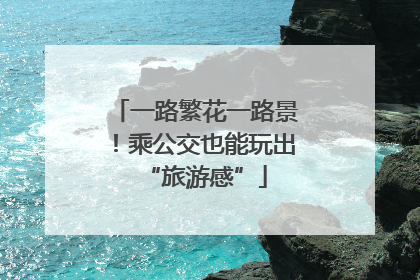 一路繁花一路景！乘公交也能玩出“旅游感”