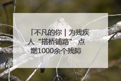 不凡的你｜为残疾人“搭桥铺路” 点燃1000余个残障家庭的希望之光