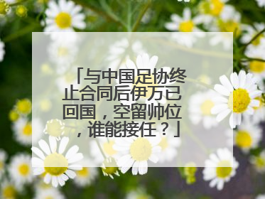 与中国足协终止合同后伊万已回国，空留帅位，谁能接任？