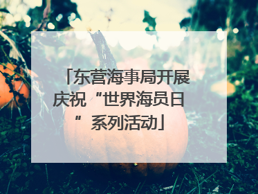 东营海事局开展庆祝“世界海员日”系列活动