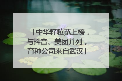 中华籽粒苋上榜，与抖音、美团并列，育种公司来自武汉
