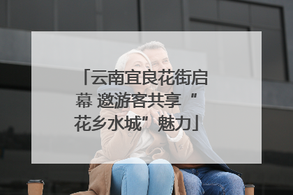 云南宜良花街启幕 邀游客共享“花乡水城”魅力