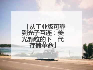 从工业级可靠到光子互连：美光颗粒的下一代存储革命