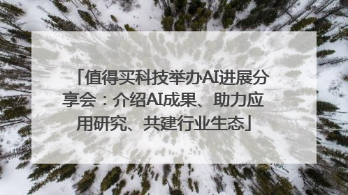值得买科技举办AI进展分享会：介绍AI成果、助力应用研究、共建行业生态