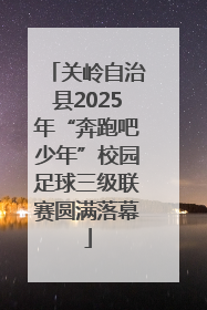 关岭自治县2025年“奔跑吧少年”校园足球三级联赛圆满落幕