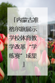 内蒙古准格尔旗展示学校体育教学改革“学练赛”成果