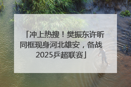 冲上热搜！樊振东许昕同框现身河北雄安，备战2025乒超联赛