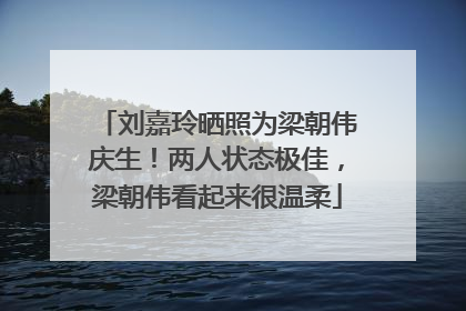 刘嘉玲晒照为梁朝伟庆生！两人状态极佳，梁朝伟看起来很温柔