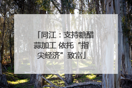 同江：支持糖醋蒜加工 依托“指尖经济”致富