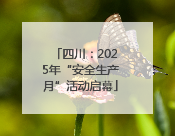 四川：2025年“安全生产月”活动启幕