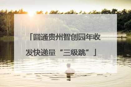圆通贵州智创园年收发快递量“三级跳”