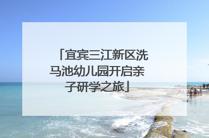 宜宾三江新区洗马池幼儿园开启亲子研学之旅