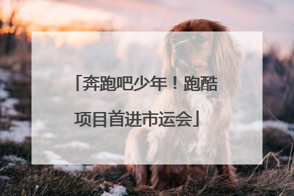 奔跑吧少年！跑酷项目首进市运会