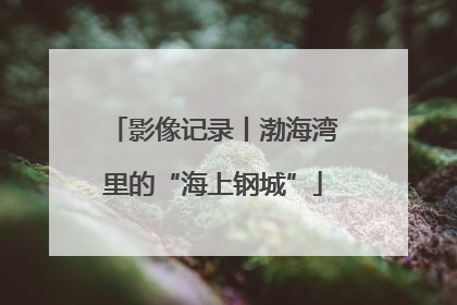 影像记录丨渤海湾里的“海上钢城”