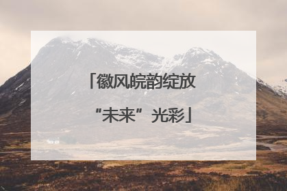 徽风皖韵绽放“未来”光彩
