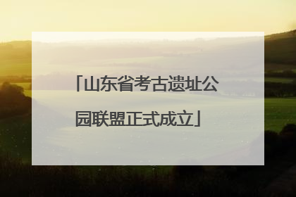 山东省考古遗址公园联盟正式成立
