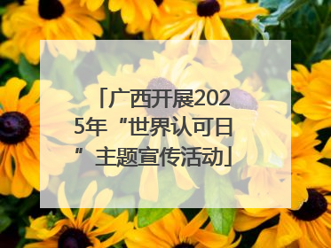 广西开展2025年“世界认可日”主题宣传活动