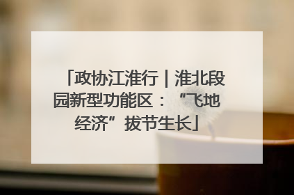 政协江淮行｜淮北段园新型功能区：“飞地经济”拔节生长