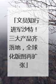 文员知行进军沙特！三大产品齐落地，全球化版图再扩张
