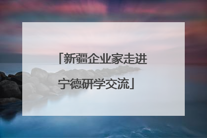 新疆企业家走进宁德研学交流