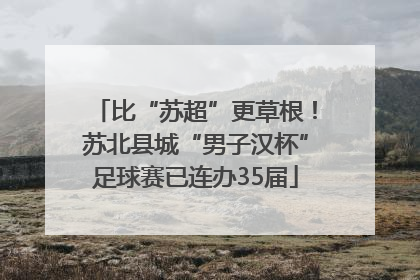 比“苏超”更草根！苏北县城“男子汉杯”足球赛已连办35届