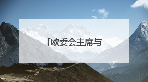 欧委会主席与以总理通话 讨论中东局势