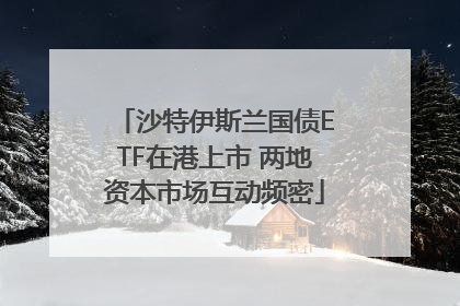 沙特伊斯兰国债ETF在港上市 两地资本市场互动频密