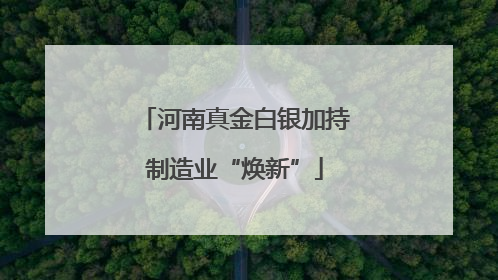 河南真金白银加持制造业“焕新”