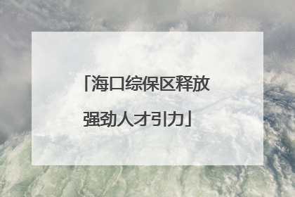 海口综保区释放强劲人才引力