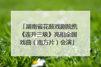 湖南省花鼓戏剧院携《连升三级》亮相全国戏曲（南方片）会演