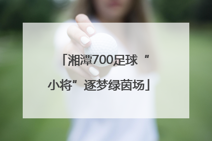 湘潭700足球“小将”逐梦绿茵场