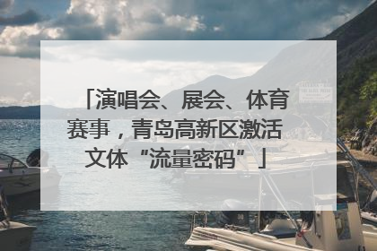 演唱会、展会、体育赛事，青岛高新区激活文体“流量密码”