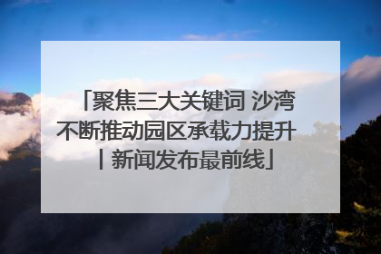 聚焦三大关键词 沙湾不断推动园区承载力提升丨新闻发布最前线