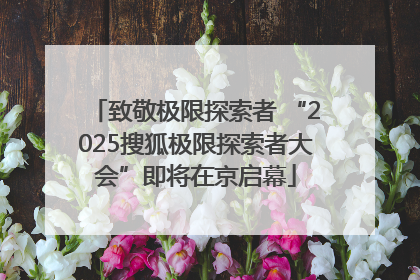 致敬极限探索者 “2025搜狐极限探索者大会”即将在京启幕