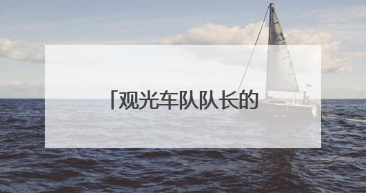 观光车队队长的“梦中情岗”