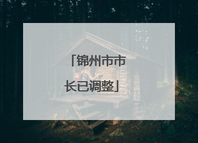 锦州市市长已调整