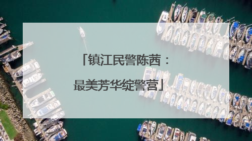 镇江民警陈茜：最美芳华绽警营