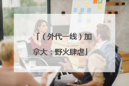 （外代一线）加拿大：野火肆虐