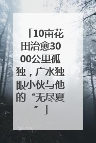 10亩花田治愈3000公里孤独，广水独眼小伙与他的“无尽夏”