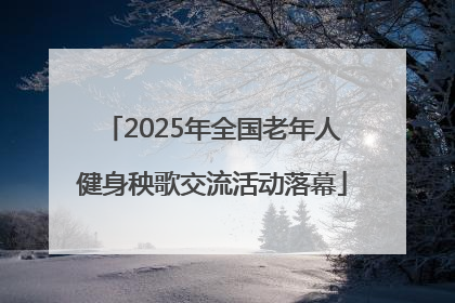 2025年全国老年人健身秧歌交流活动落幕