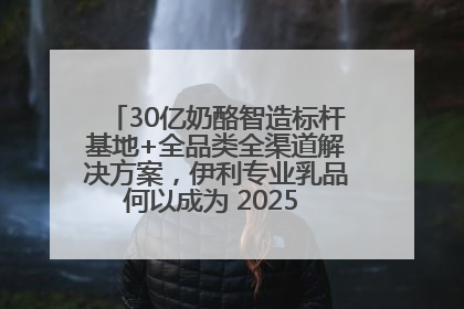 30亿奶酪智造标杆基地+全品类全渠道解决方案，伊利专业乳品何以成为 2025 焙烤展 MV
