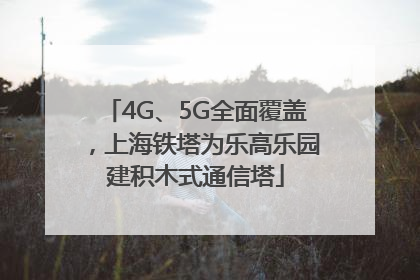 4G、5G全面覆盖，上海铁塔为乐高乐园建积木式通信塔
